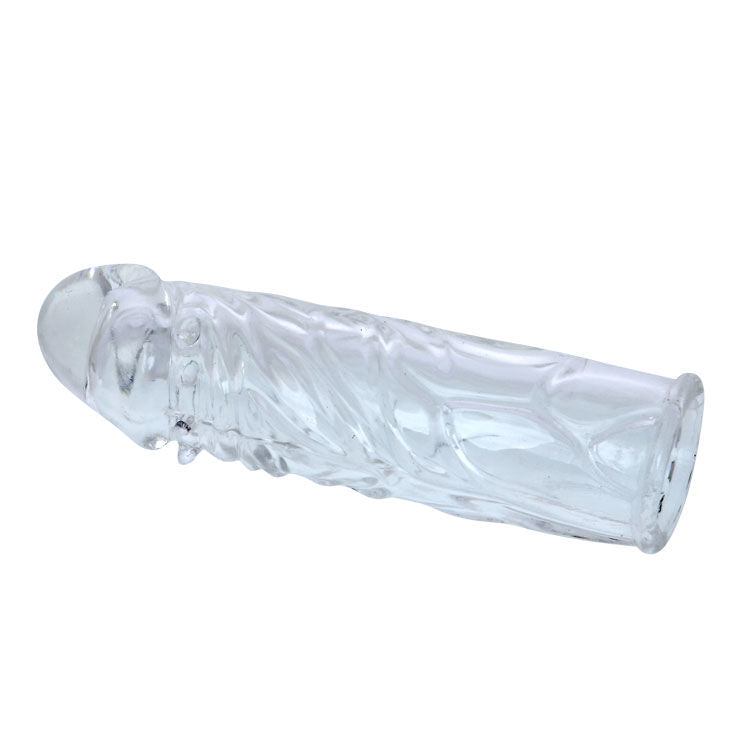 BAILE - PINK SILICONE STIMULATING PENIS COVER 13 CM