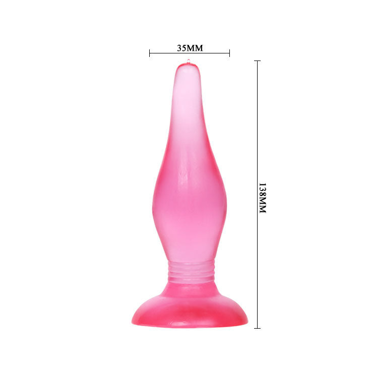 BAILE - PLUG ANAL LILÁS SOFT TOUCH 14,2 CM