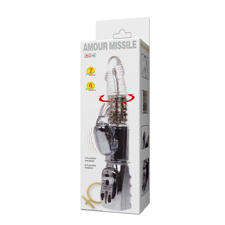 DANCE - AMOUR MISSILE ROTATOR TRANSPARENTE 26,5 CM