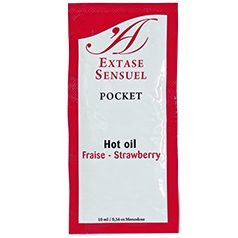 EXTASE SENSUAL - ÓLEO ESTIMULANTE MORANGO 10 ML