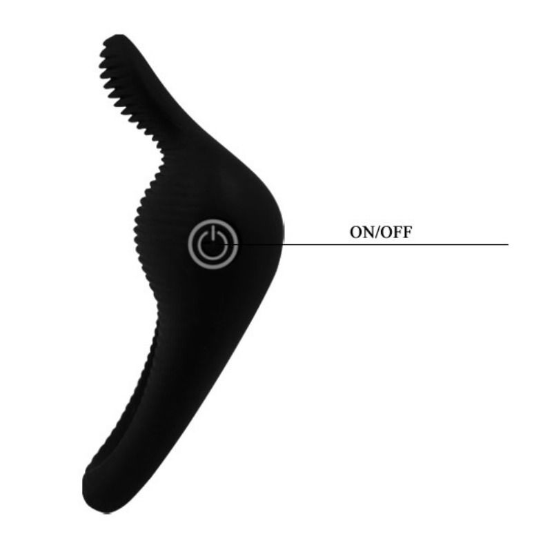 PRETTY LOVE - ANEL VIBRADOR DEDAL PRETO