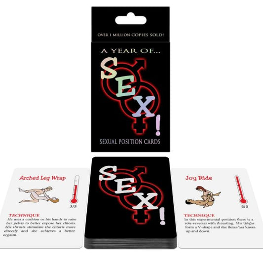 KHEPER GAMES - SEXUAL POSITIONS CARD GAME A YEAR OF...SEX! IN