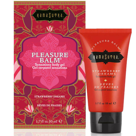 KAMASUTRA - BÁLSAMO DE PRAZER ESTIMULANTE SABOR SONHOS DE MORANGO 50ML