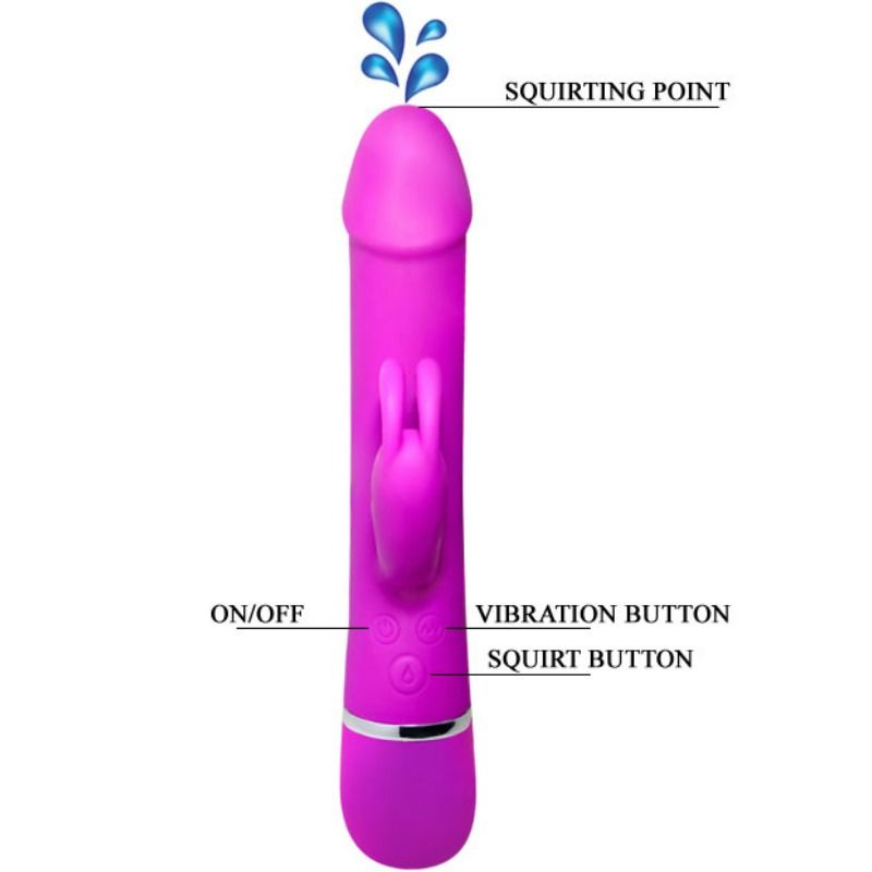 PRETTY LOVE - HENRY VIBRATOR 12 VIBRATION MODES AND SQUIRT FUNCTION