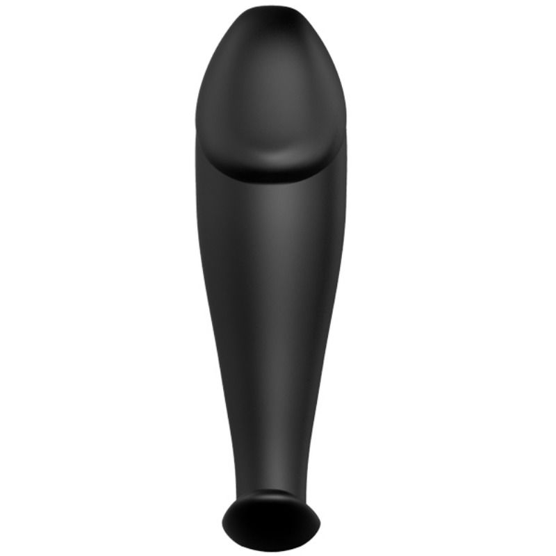 PRETTY LOVE - PLUG ANAL DE SILICONE EM FORMA DE PÊNIS COM 12 MODOS DE VIBRAÇÃO - PRETO