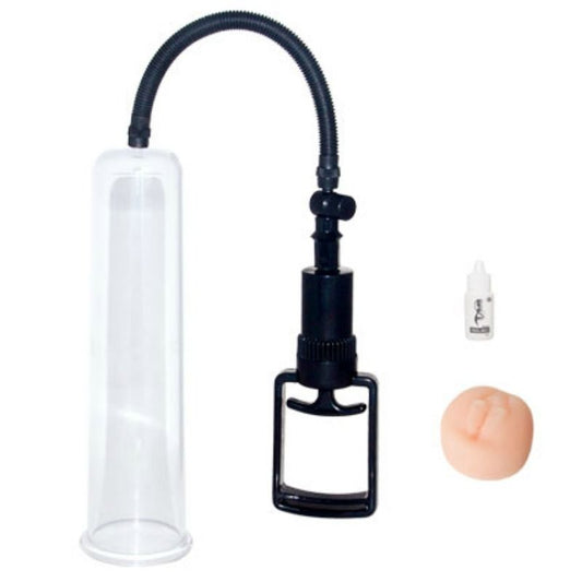 BAILE - ERECTION PUMP WITH VAGINA NOZZLE AND 25 CM