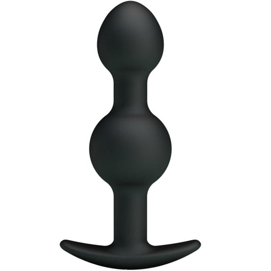 PRETTY LOVE - BOLAS ANAL DE SILICONE ESTIMULAÇÃO ESPECIAL 10,3 CM PRETO