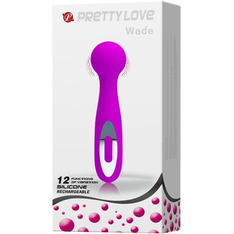 PRETTY LOVE - WADE RECHARGEABLE MASSAGER 12 FUNCTIONS