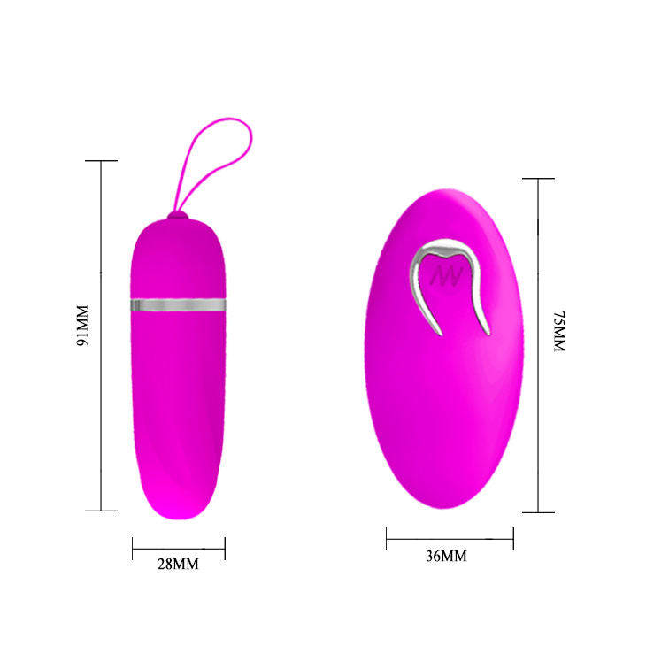 PRETTY LOVE - DEBBY VIBRATING EGG WITH REMOTE CONTROL