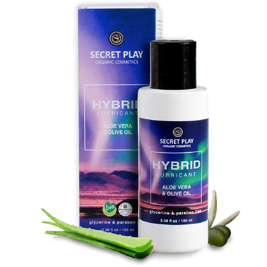 SECRETPLAY - LUBRIFICANTE ORGÂNICO HÍBRIDO 100 ML