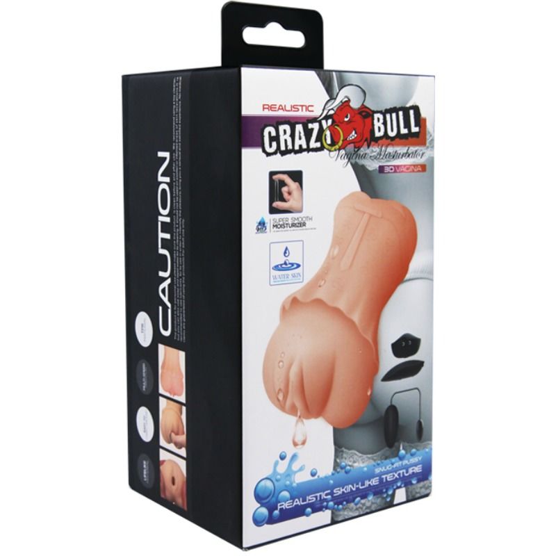 CRAZY BULL - WATER SKIN VAGINA MASTURBATOR WITH VIBRATING BULLET 2