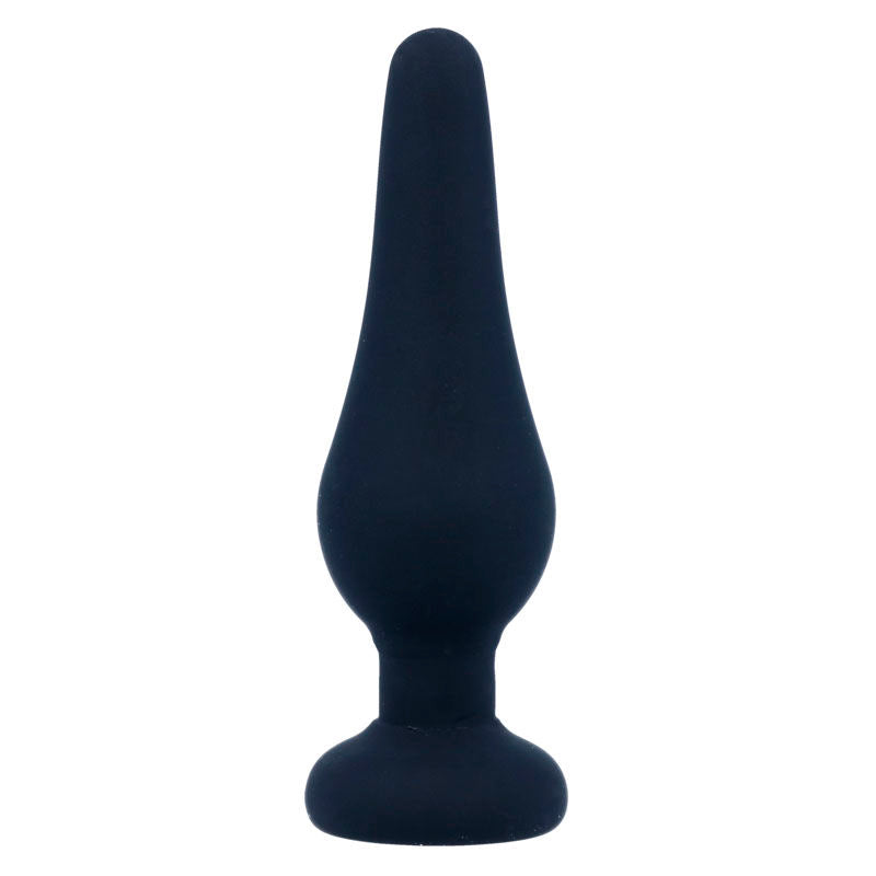 INTENSO - PLUG ANAL PIPO S SILICONE PRETO 9,8 CM