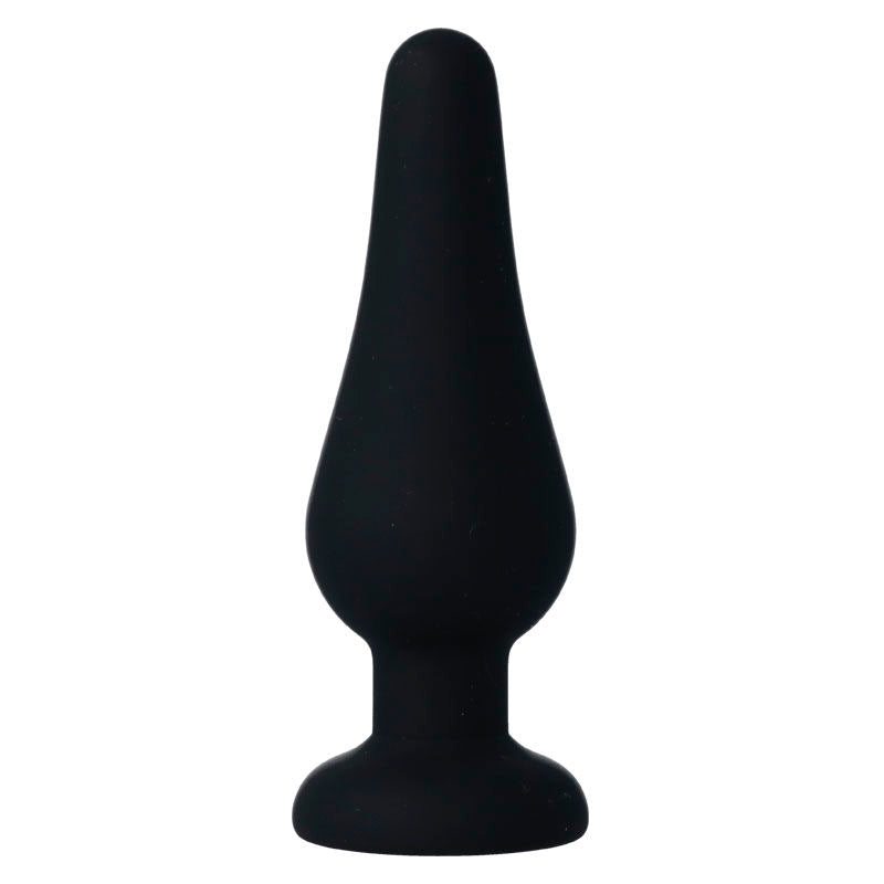 INTENSO - PLUG ANAL PIPO M SILICONE PRETO 11 CM