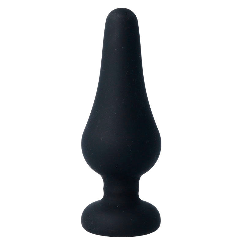 INTENSO - PLUG ANAL PIPO L SILICONE PRETO 13 CM