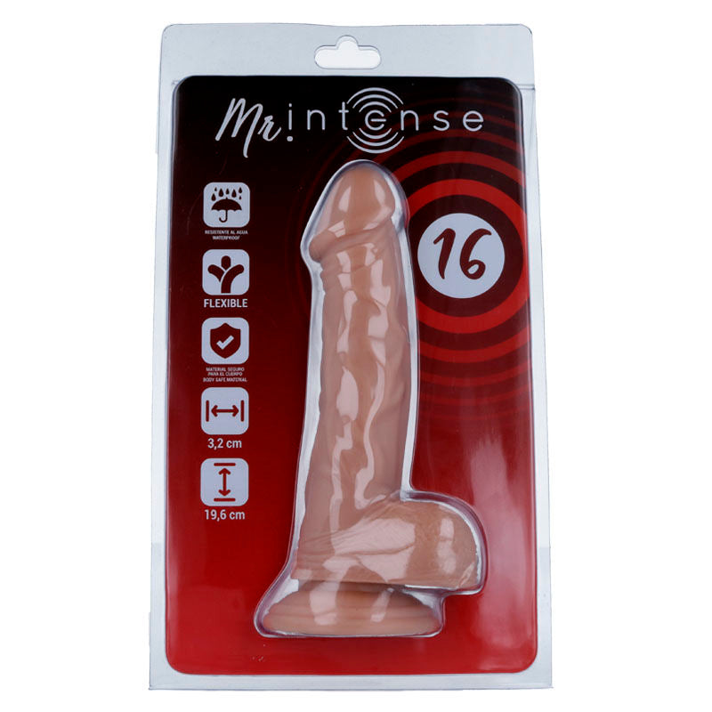 MR INTENSE - 16 PÊNIS REALISTAS 19,6 CM -OU- 3,2 CM