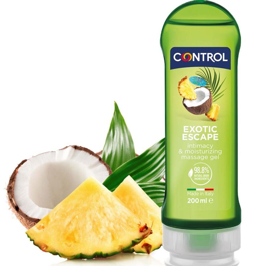 CONTROL - 2 EM 1 MASSAGEM &amp; PRAZER EXÓTICO 200 ML