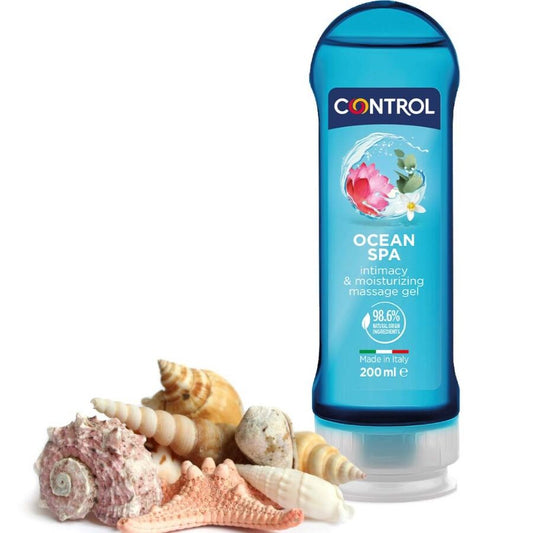 CONTROL - 2 EM 1 MASSAGEM &amp; PRAZER MAR MEDITERRÂNEO 200 ML