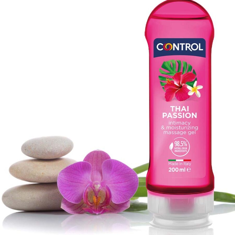 CONTROL - 2 EM 1 MASSAGEM E PRAZER TAILANDÊS PAIXÃO 200 ML