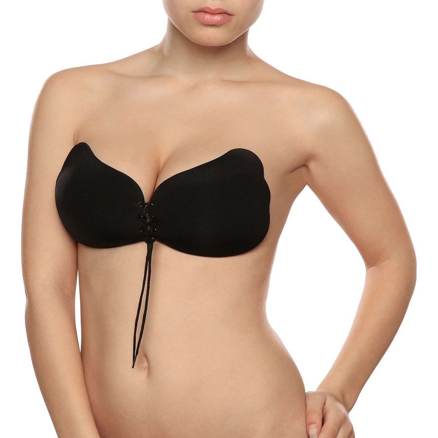 BYE-BRA - LACE-IT PUSH-UP ENHANCER PRETO COPO A