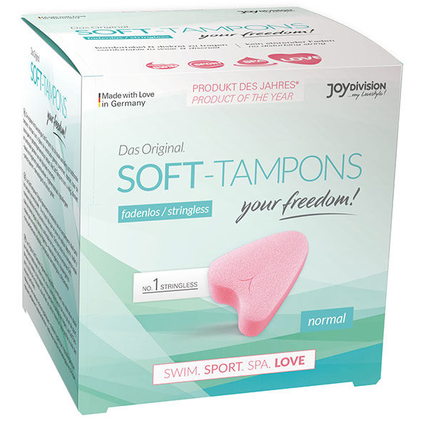 JOYDIVISION SOFT-TAMPONS - TAMPÕES ORIGINAIS LOVE / 3 UNIDADES