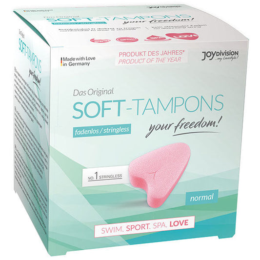 JOYDIVISION SOFT-TAMPONS - TAMPÕES ORIGINAIS LOVE / 3 UNIDADES