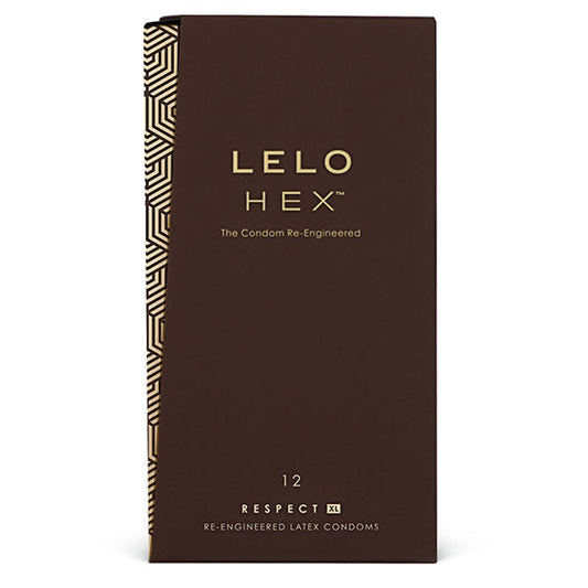 LELO - PRESERVATIVO HEX RESPECT XL 12 PACOTE