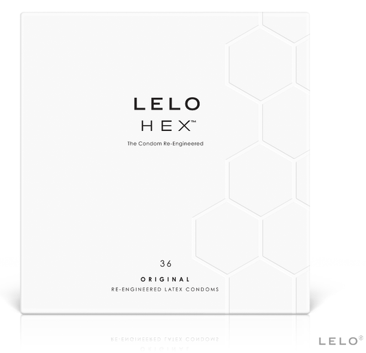 LELO - CAIXA DE PRESERVATIVOS HEX 36 UNIDADES