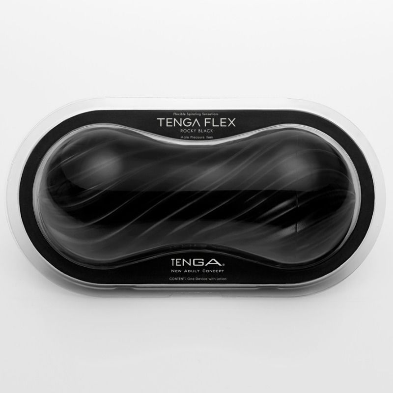 TENGA - MASTUBADADOR MASCULINO FLEX PRETO