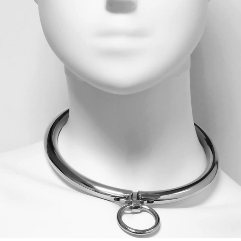 HARD METAL - METAL NECKLACE WITH COMBINATION CLOSURE 12 CM