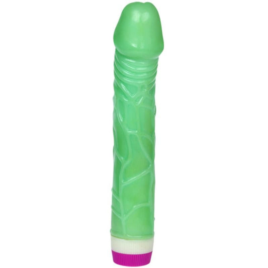 DANCE - WAVES OF PLEASURE VIBRADOR 23 CM VERDE