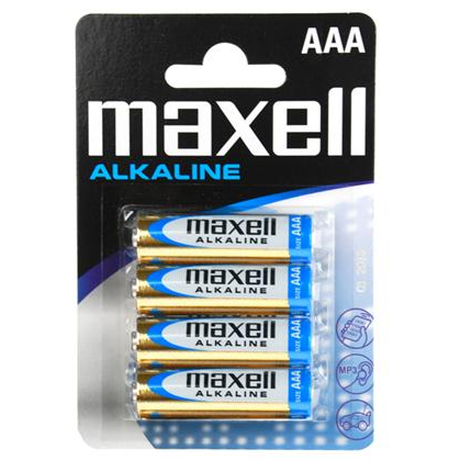 MAXELL - BATERIA ALCALINA AAA LR03 BLISTER*4 EU