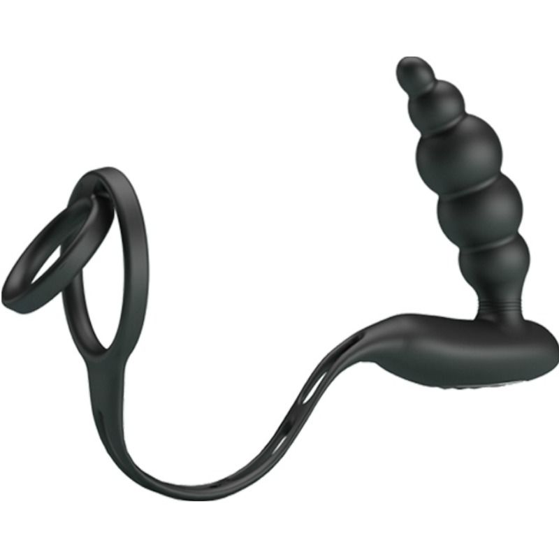 PRETTY LOVE - PENIS RINGS WITH VIBRATING PLUG