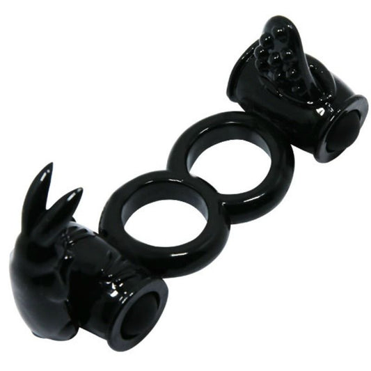 DANCE - SWEET RING DOUBLE RING WITH DOUBLE RABBIT