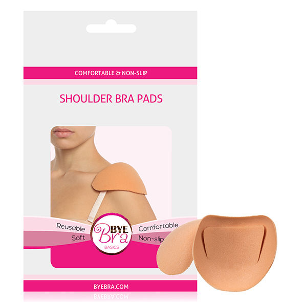 BYE-BRA - PROTETORES DE OMBRO COM SUPORTE BEGE