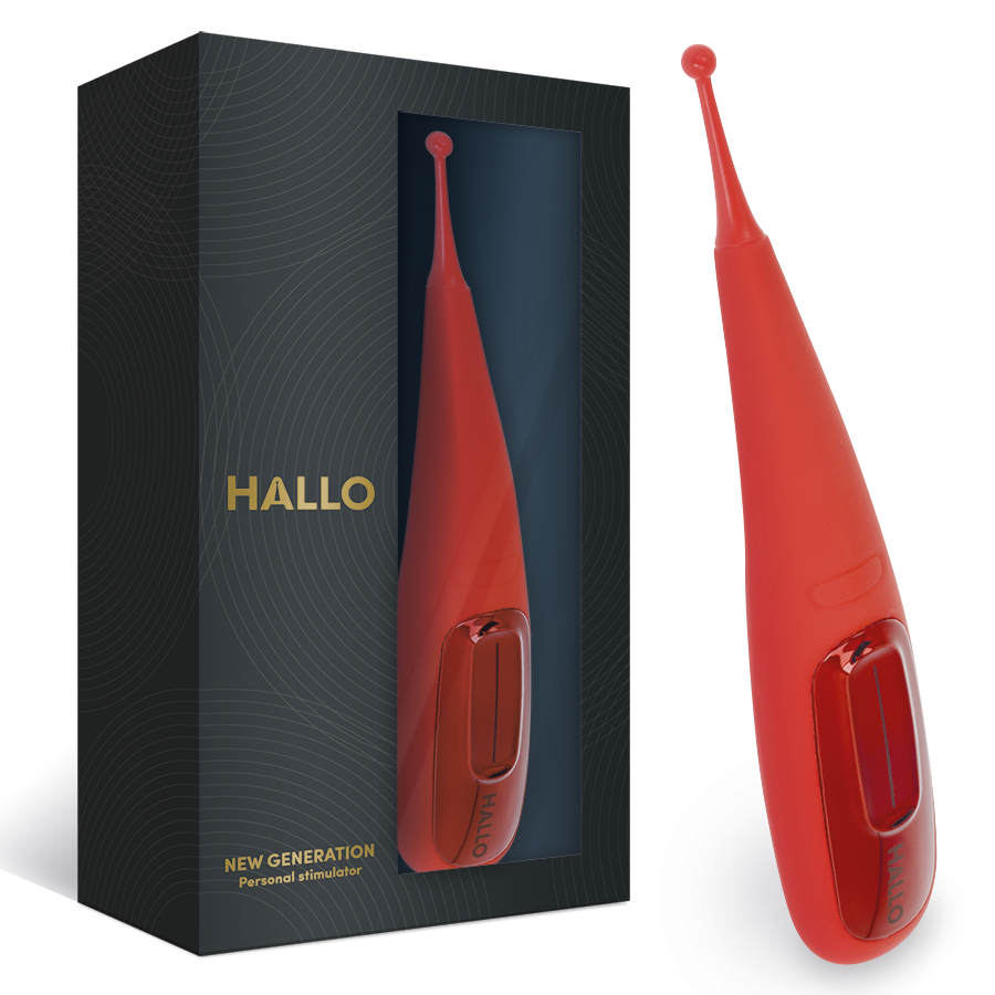 HALLO - FOCUS PODEROSO VIBRADOR TOUCH VERMELHO