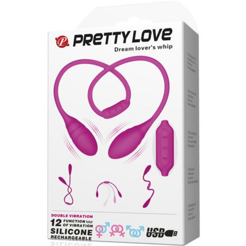 PRETTY LOVE - ESTIMULADOR UNISSEX DREAM LOVERS WHIP