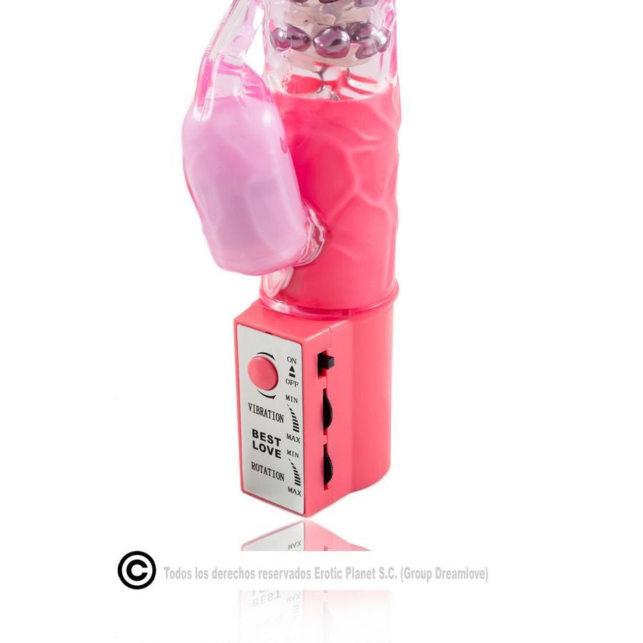 DANCE - SUPER-STIMULATOR PINK RABBIT ROTATOR