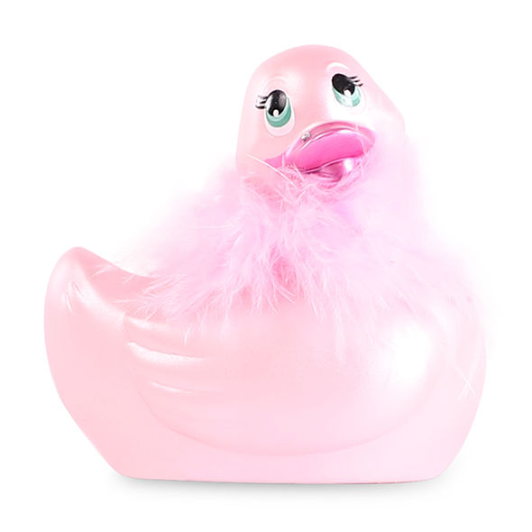 BRINQUEDOS GRANDES DE PROVOCAÇÃO - EU ESFREGO MEU PATINHO 2.0 | PARIS VIBRATING DUCK (ROSA)