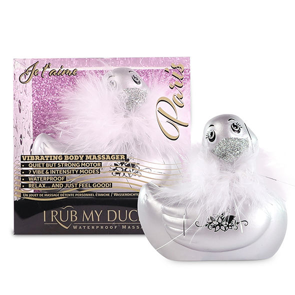 BIG TEASE TOYS - I RUB MY DUCKIE 2.0 | PARIS VIBRATOR DUCK (SILVER)