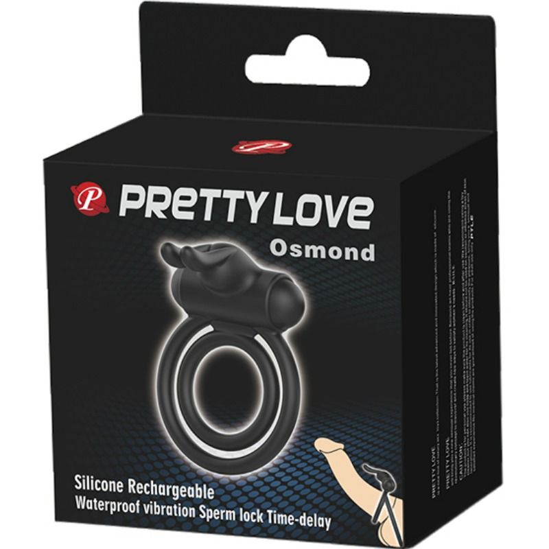 PRETTY LOVE - ANEL VIBRATÓRIO DE SILICONE OSMOND