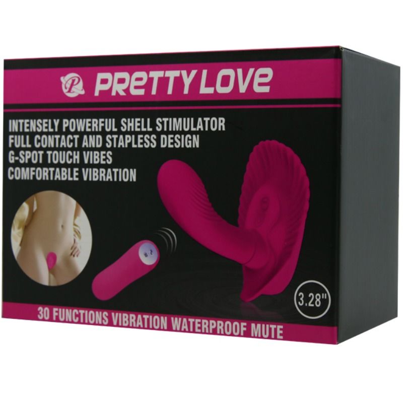 PRETTY LOVE - CONCHA ESTIMULADORA DE CONTROLE REMOTO