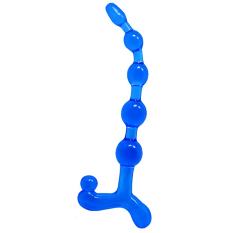 DANCE - BENDY TWIST BLUE ANAL BEADS