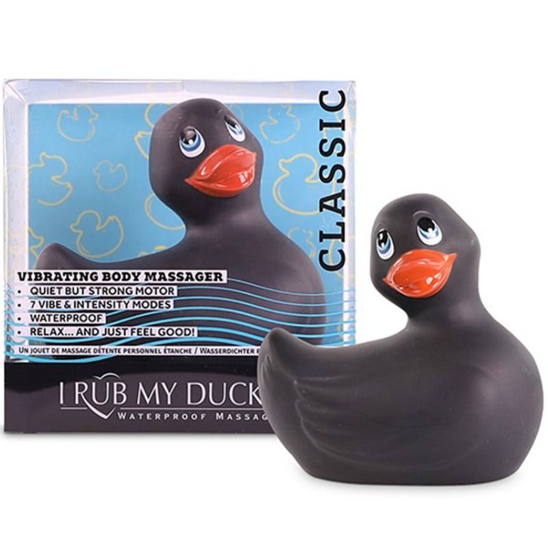 BIG TEASE TOYS - I RUB MY DUCKIE CLASSIC BLACK VIBRATOR DUCK