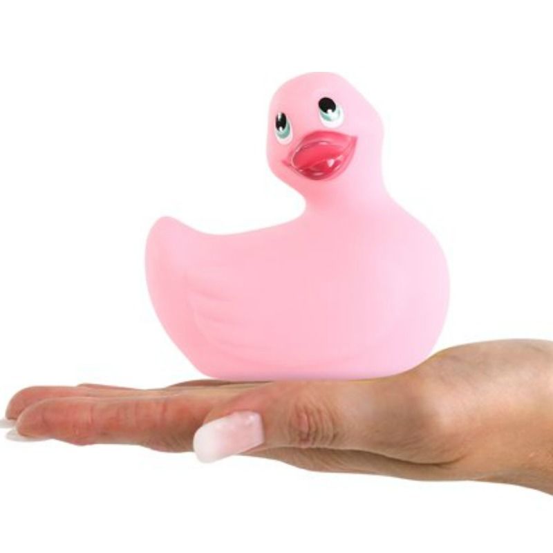 BRINQUEDOS GRANDES DE PROVOCAÇÃO - EU ESFREGO MEU PATINHO PATO VIBRANTE CLÁSSICO ROSA