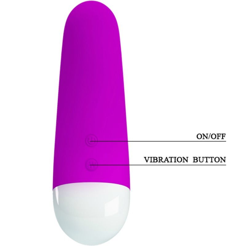 PRETTY LOVE - MINI VIBRADOR LUTHER 30 MODOS DE VIBRAÇÃO