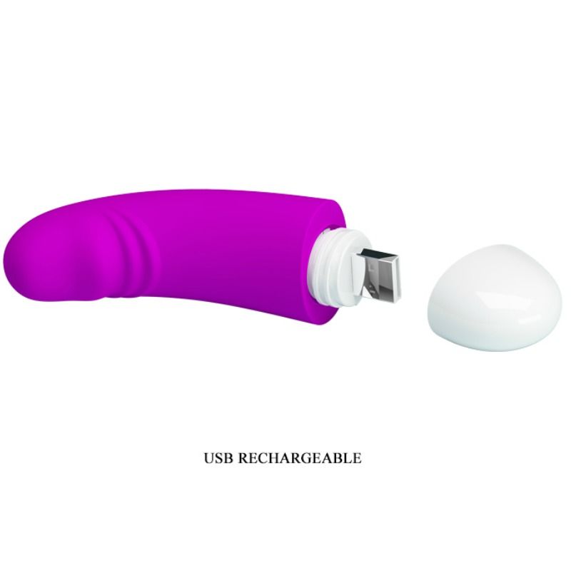 PRETTY LOVE - MINI VIBRADOR LUTHER 30 MODOS DE VIBRAÇÃO