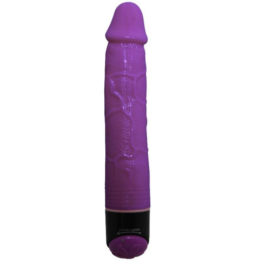 BAILE - VIBRADOR REALISTA SEXO COLORIDO LILAC 23 CM