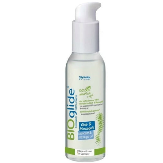 BIOGLIDE - ÓLEO DE MASSAGEM ORGÂNICO LUBRIFICANTE 125 ML