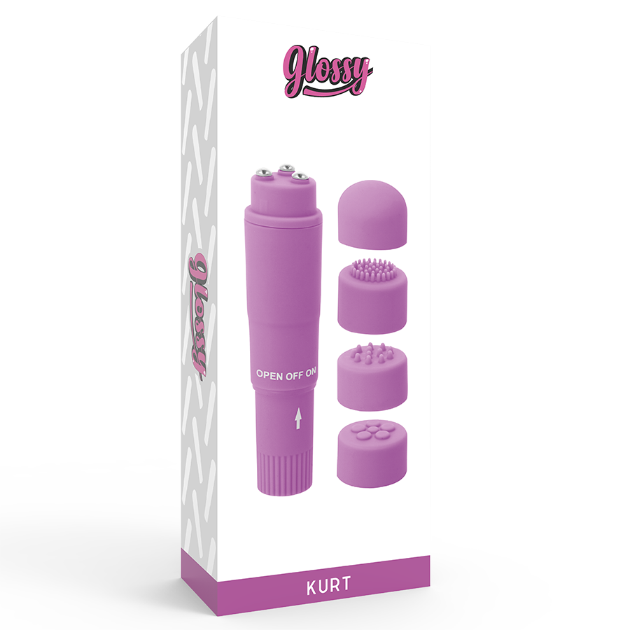 GLOSSY - MASSAGEADOR KURT DE BOLSO LILAC