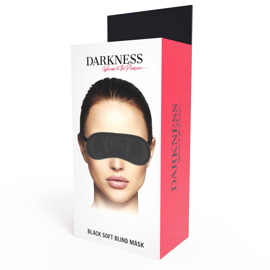 DARKNESS - BLACK STRAIGHT EYE MASK